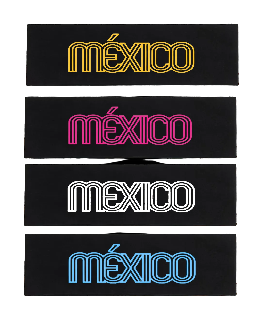 Mexico Black Headband