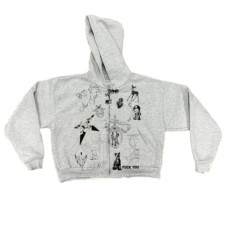 Tattoo Zip Up