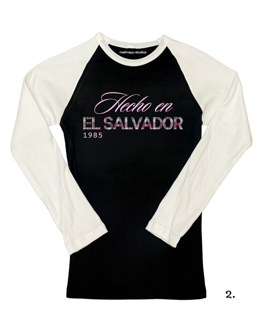 El Salvador Plaid tees