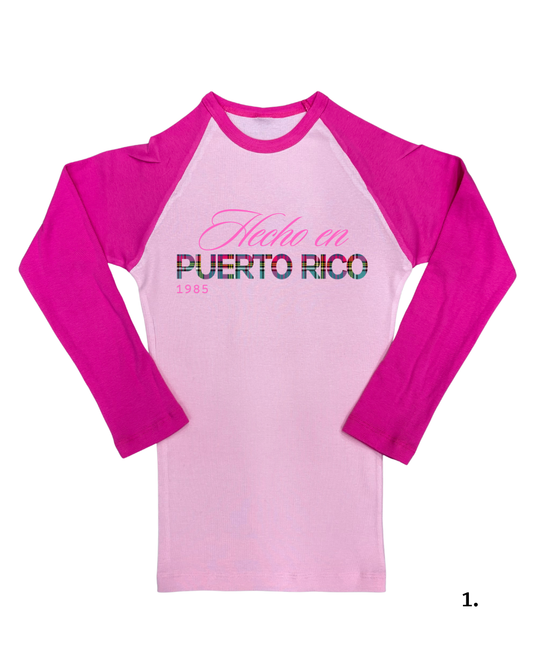 Puerto Rico Plaid tees
