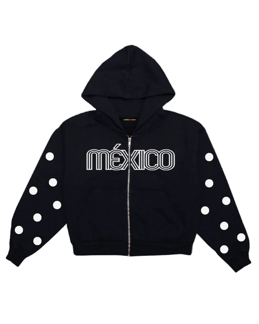 Mexico Polka dot Zip up hoodie