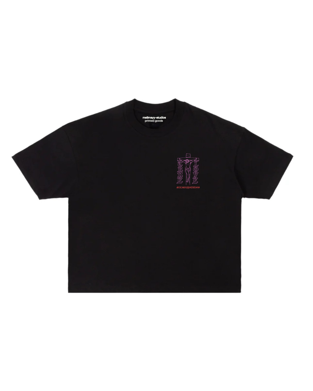 Jesus graphic tee in black