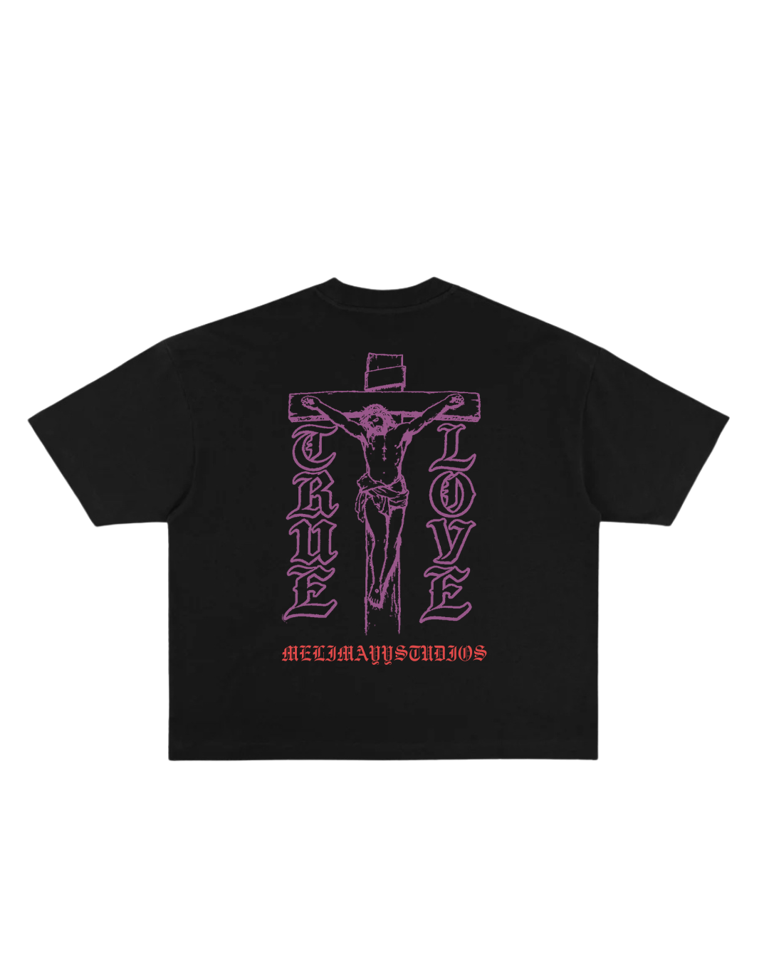 Jesus graphic tee in black