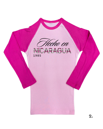 Nicaragua Plaid tees
