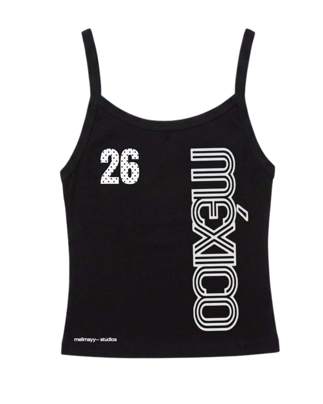 Black Mexico Tank Top
