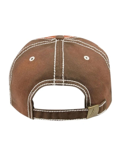 Orange distressed Mexico hat
