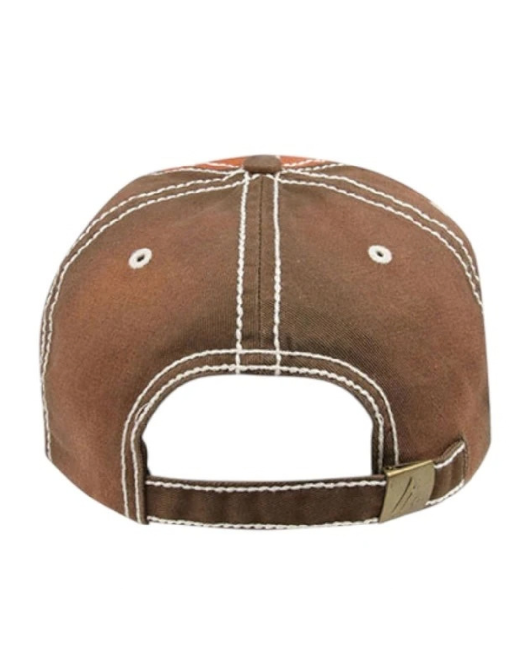 Orange distressed Guatemala hat