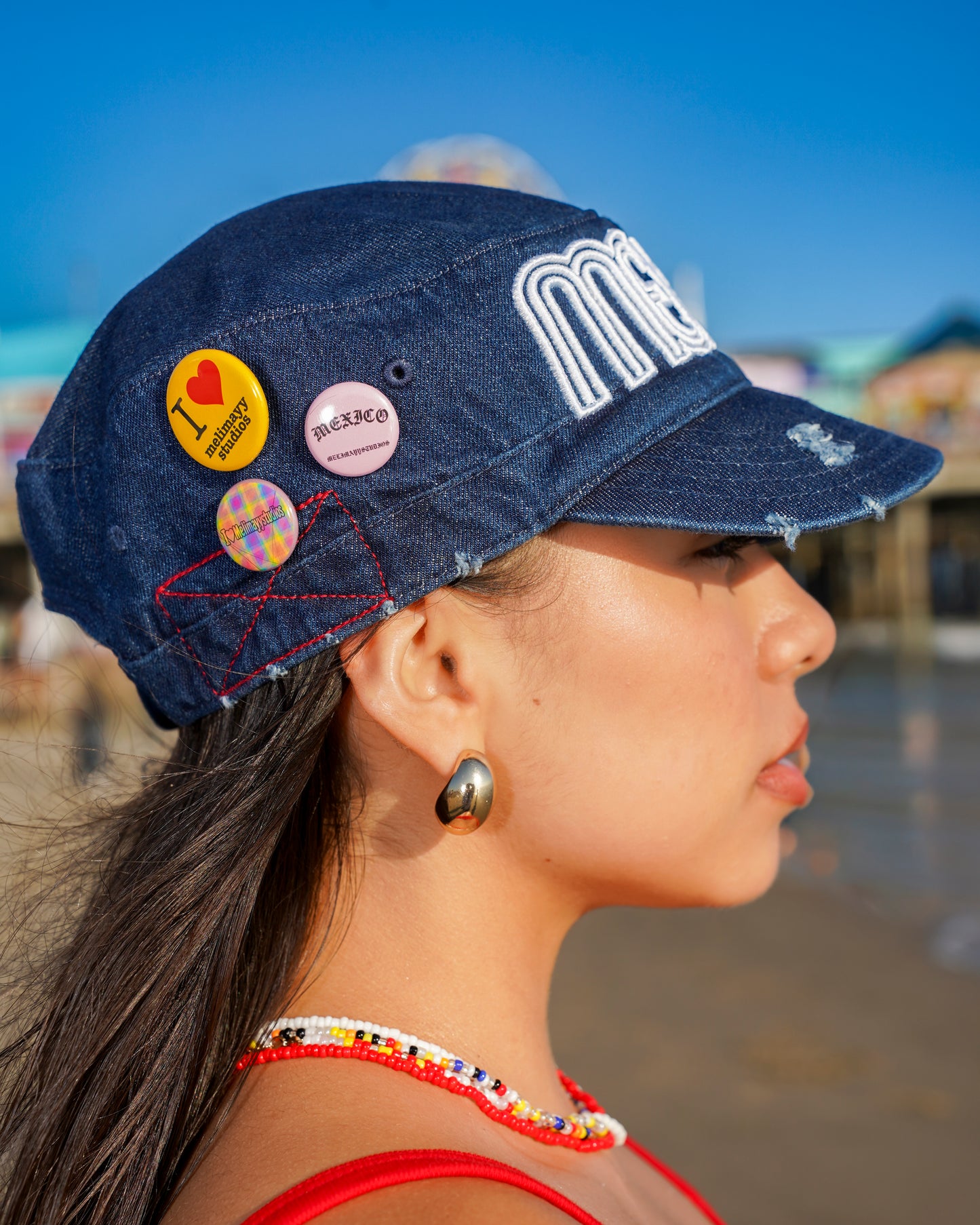 Mexico Denim Cap