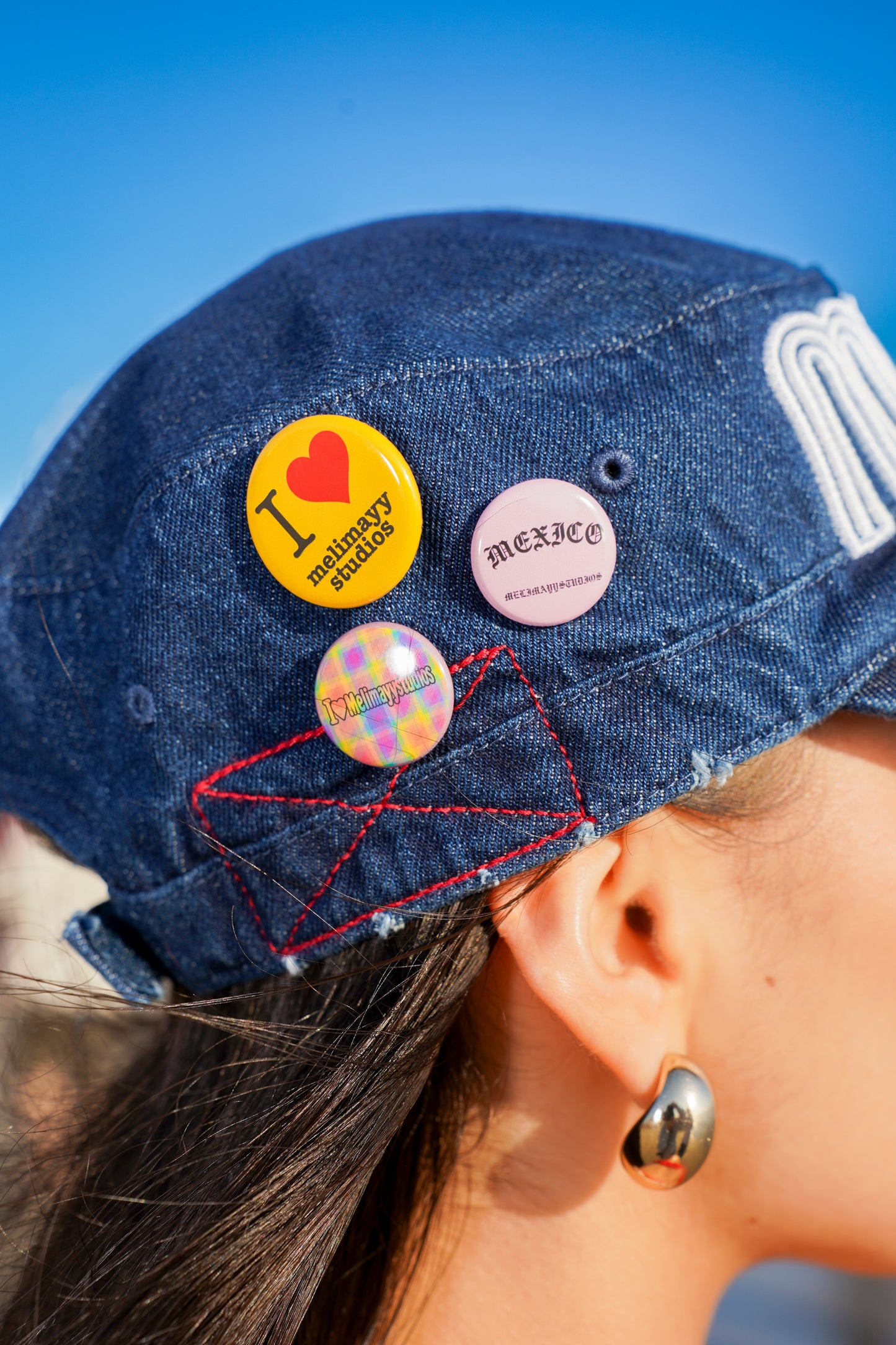 Mexico Denim Cap