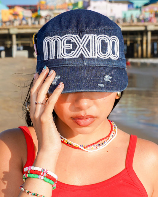 Mexico Denim Cap
