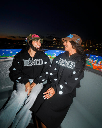 Mexico Polka dot Zip up hoodie